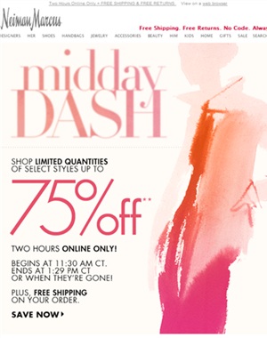 Up to 75% off: Midday Dash