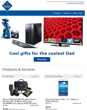 Give Dad the gift of gadgets!